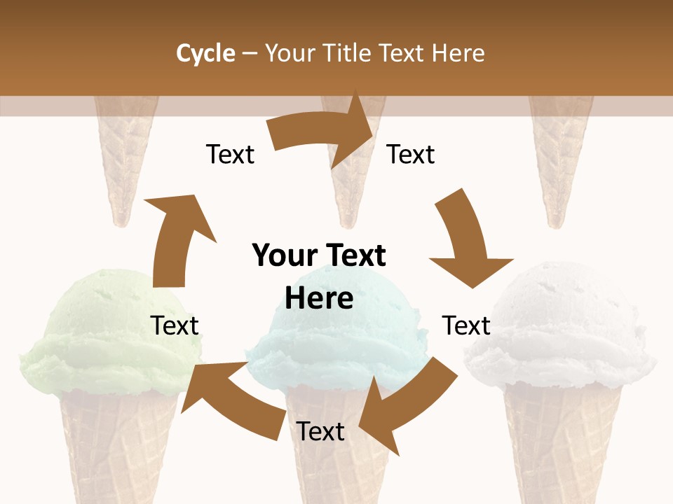 Cone Frio Shake PowerPoint Template