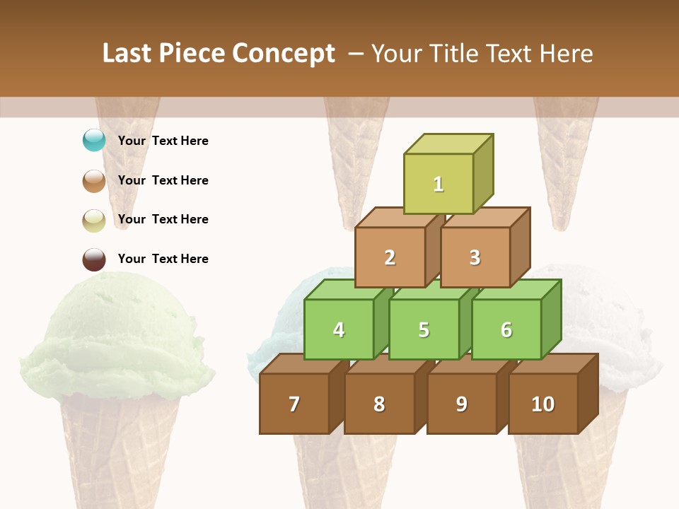 Cone Frio Shake PowerPoint Template