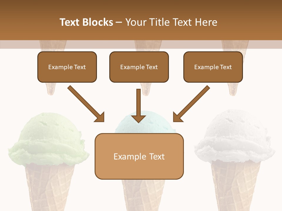 Cone Frio Shake PowerPoint Template