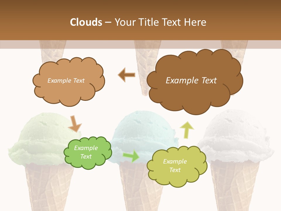 Cone Frio Shake PowerPoint Template