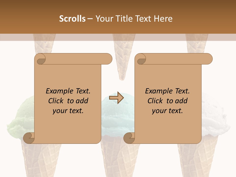 Cone Frio Shake PowerPoint Template