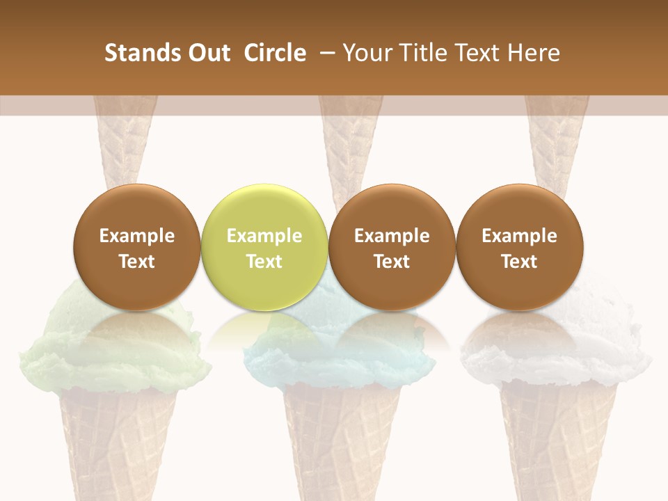 Cone Frio Shake PowerPoint Template