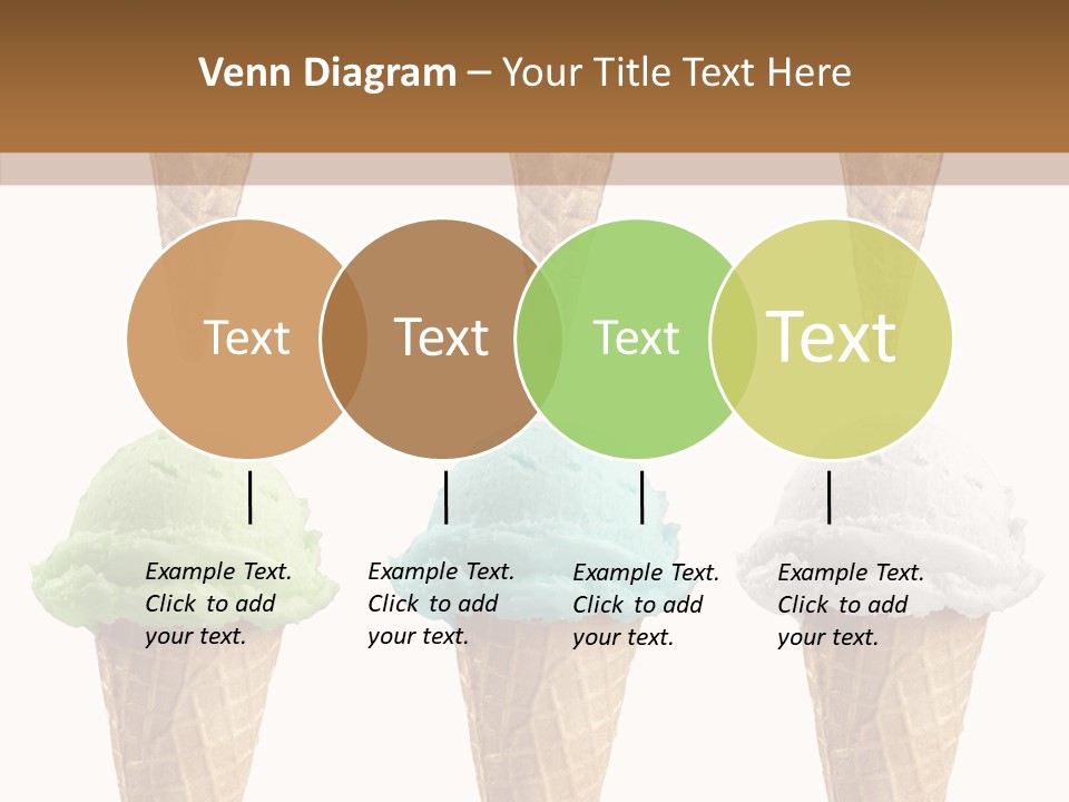 Cone Frio Shake PowerPoint Template