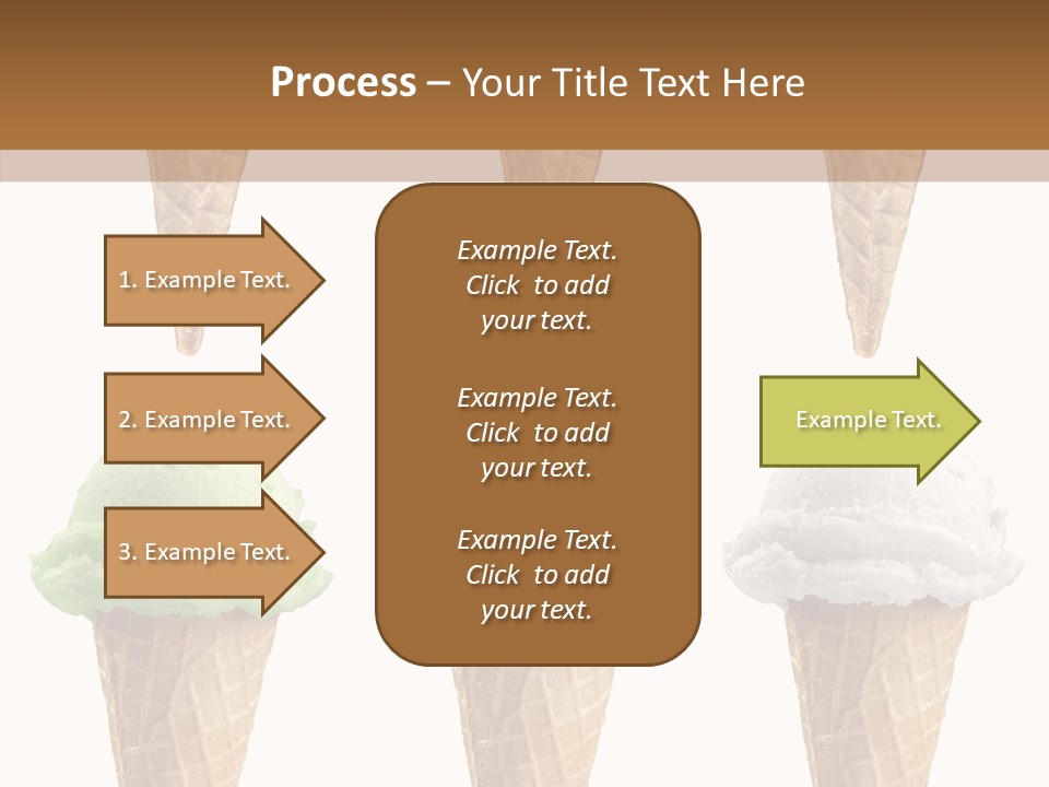 Cone Frio Shake PowerPoint Template