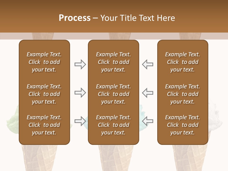 Cone Frio Shake PowerPoint Template