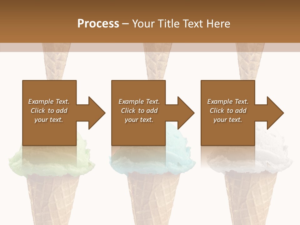 Cone Frio Shake PowerPoint Template