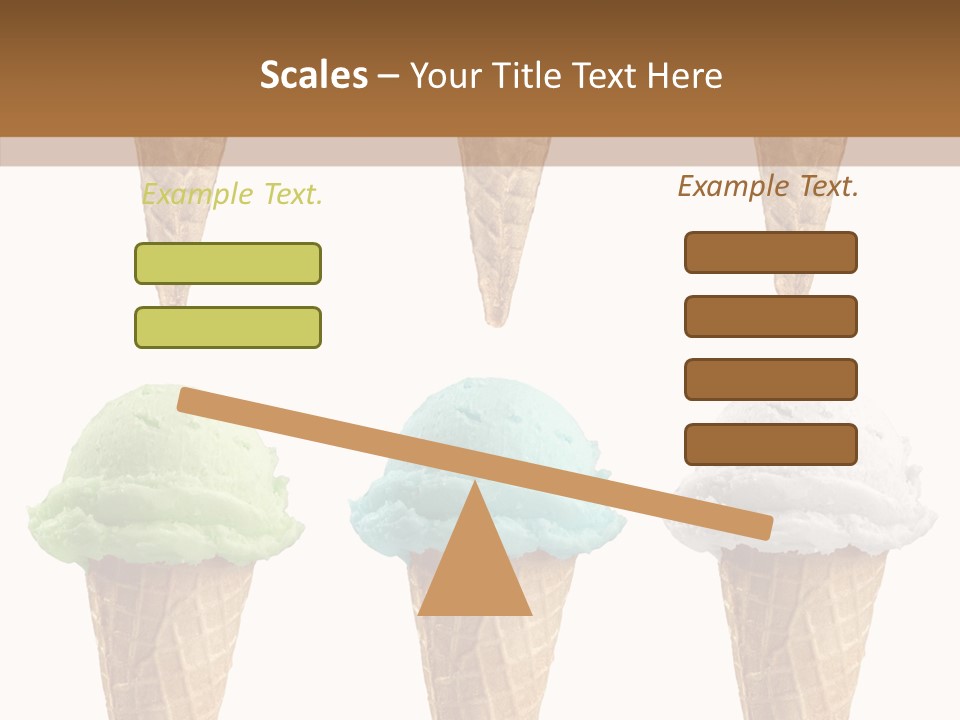 Cone Frio Shake PowerPoint Template