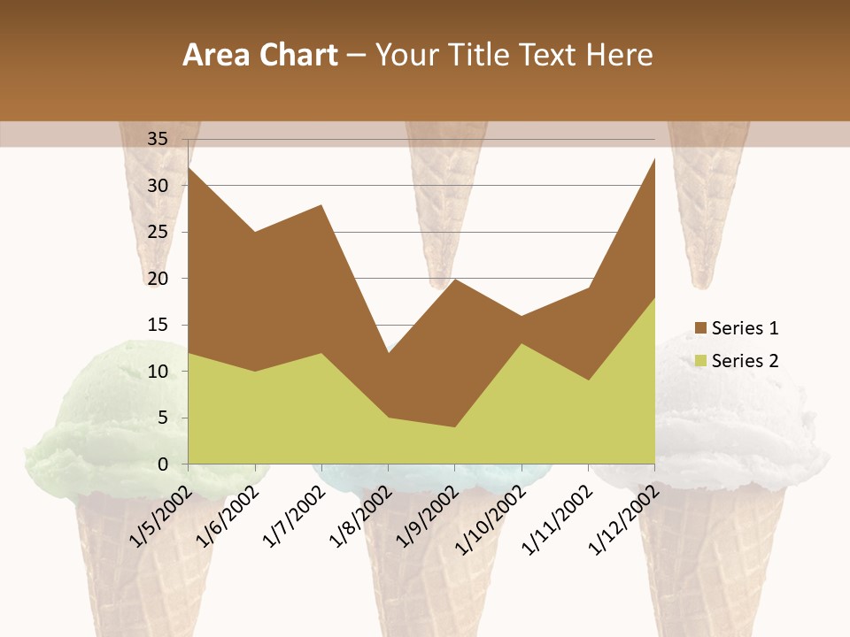 Cone Frio Shake PowerPoint Template