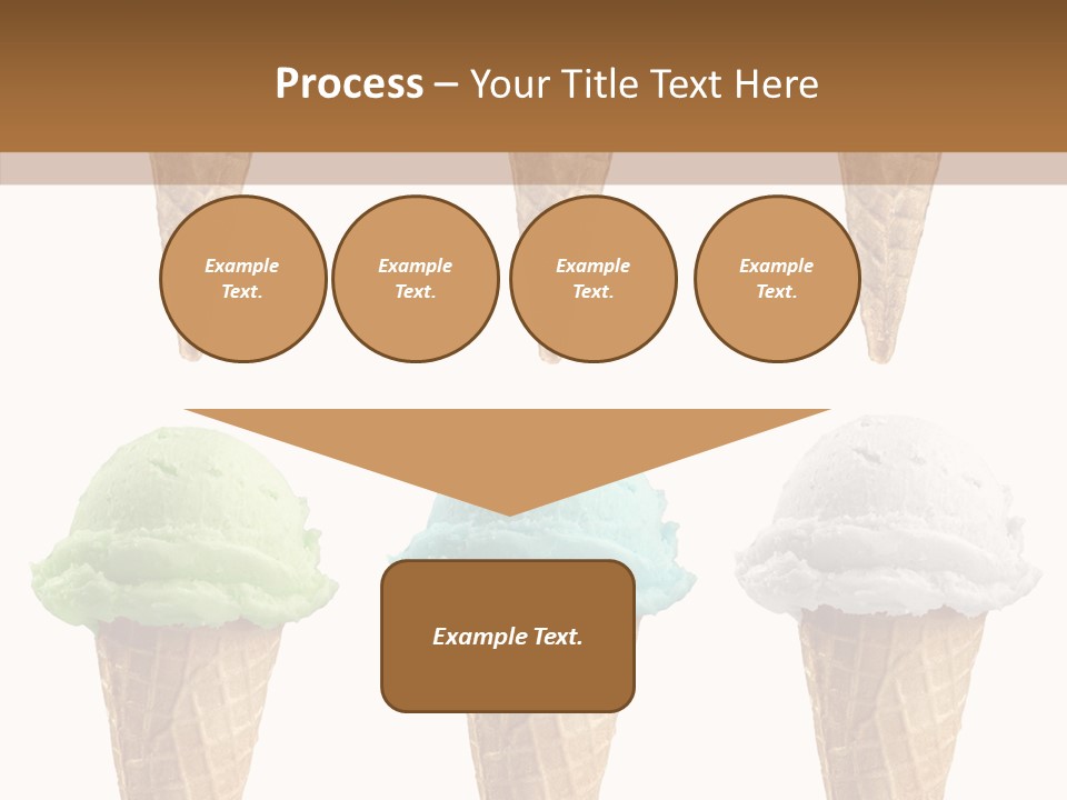 Cone Frio Shake PowerPoint Template