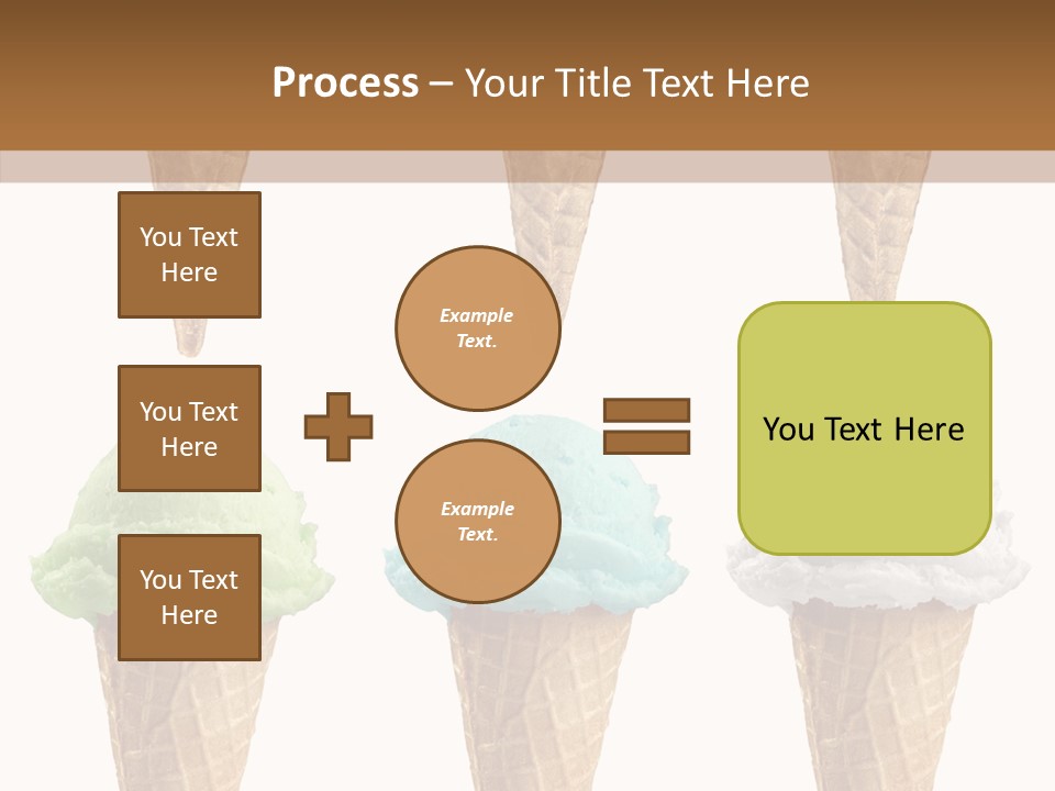 Cone Frio Shake PowerPoint Template