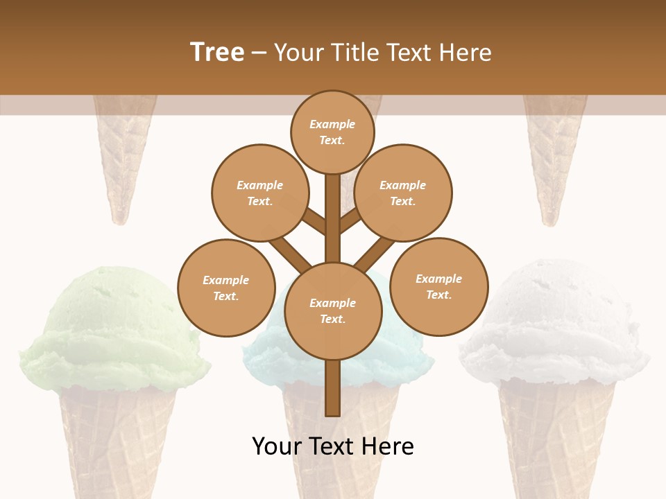 Cone Frio Shake PowerPoint Template