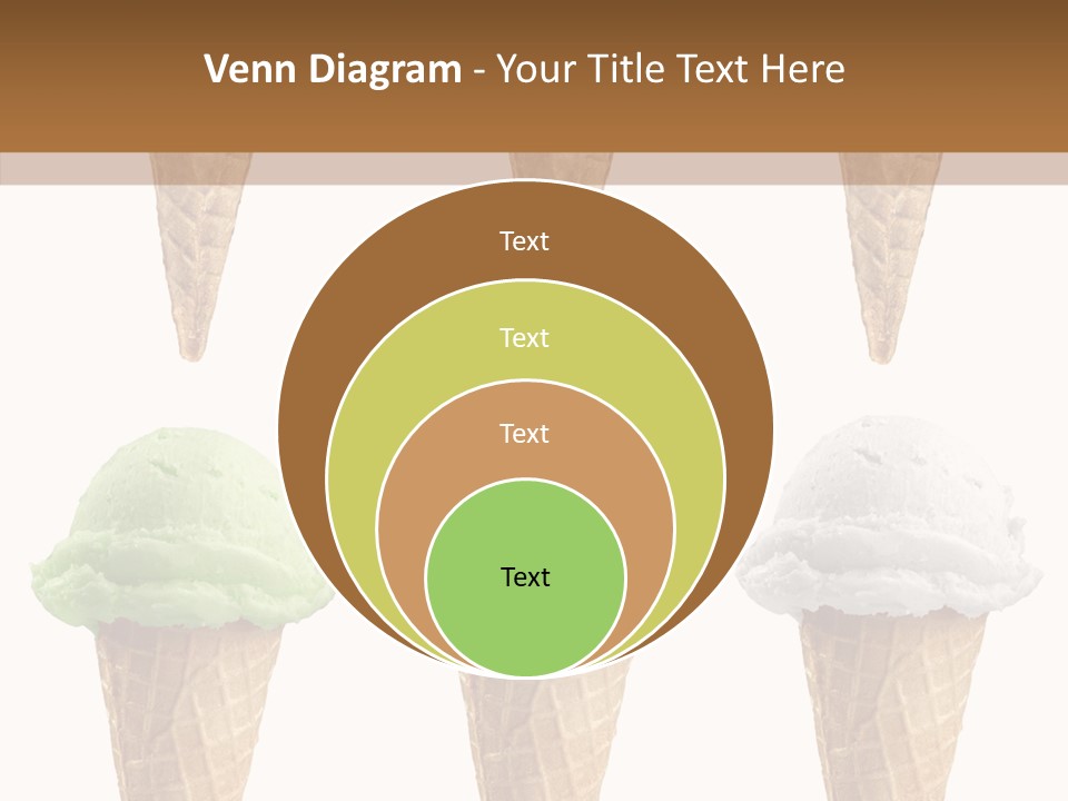 Cone Frio Shake PowerPoint Template