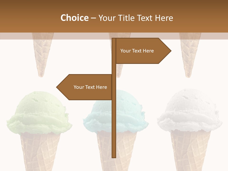 Cone Frio Shake PowerPoint Template
