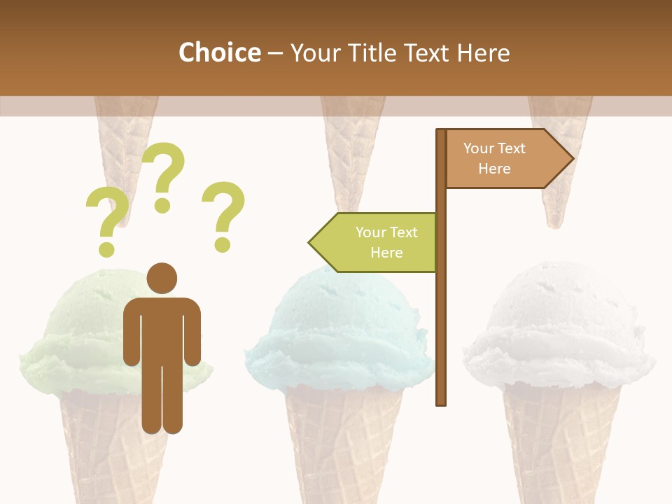 Cone Frio Shake PowerPoint Template