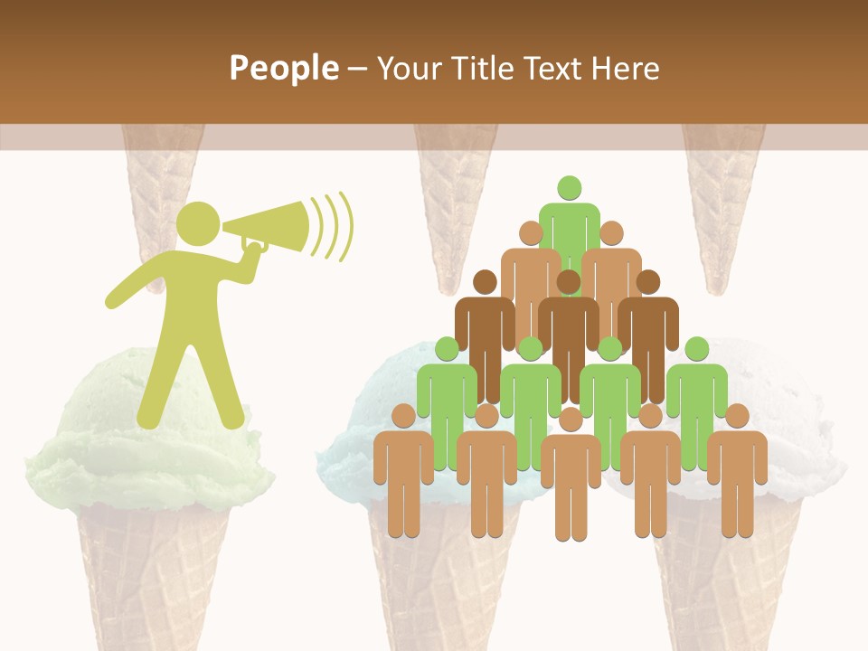 Cone Frio Shake PowerPoint Template