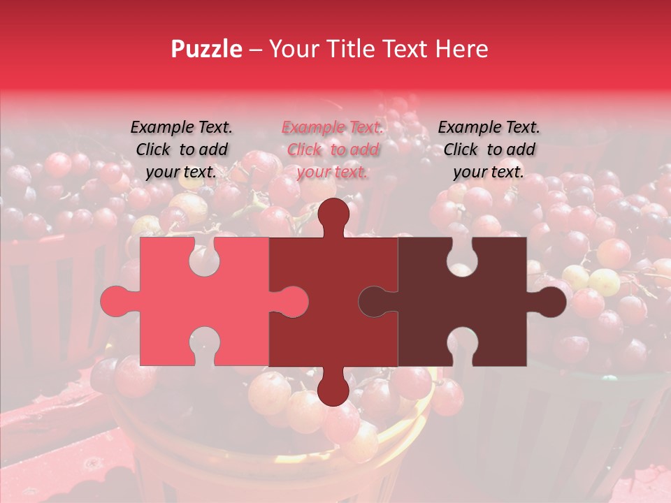 Bushels Many Juicy PowerPoint Template