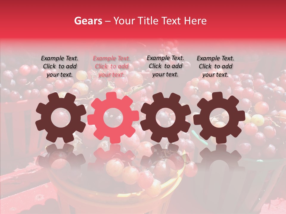 Bushels Many Juicy PowerPoint Template