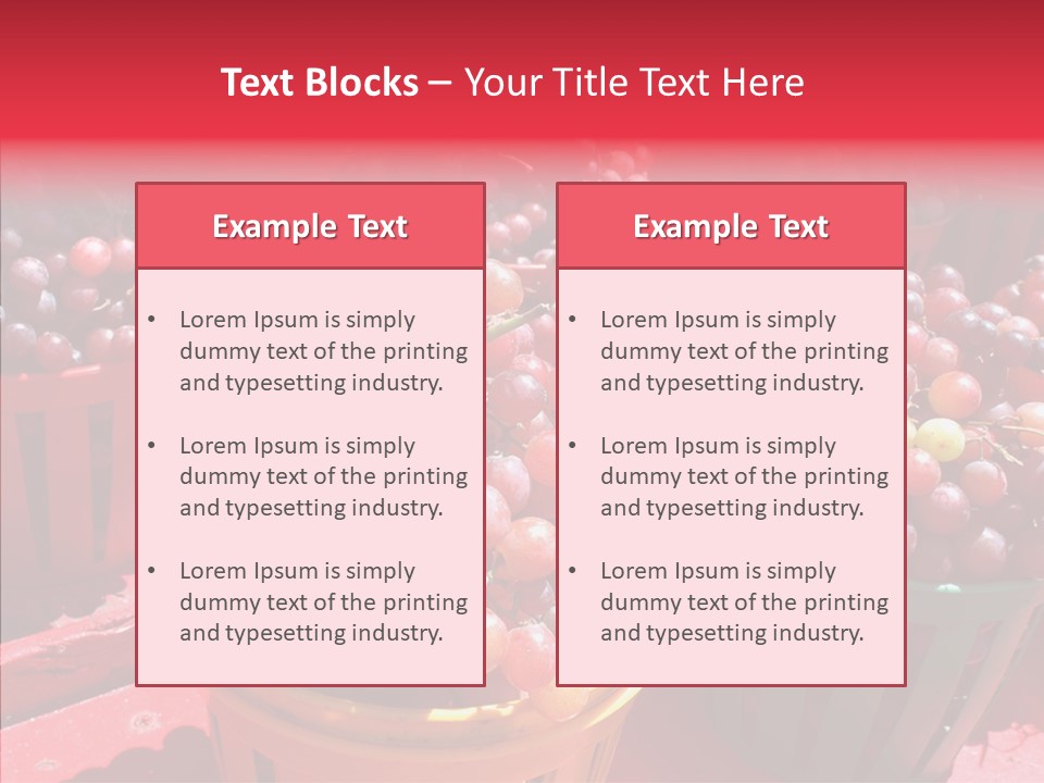 Bushels Many Juicy PowerPoint Template