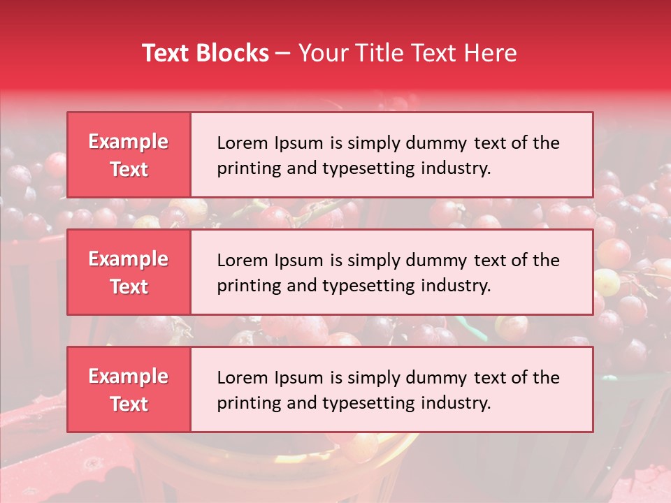 Bushels Many Juicy PowerPoint Template