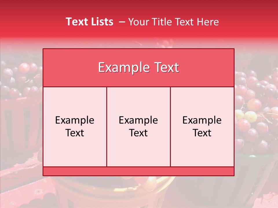 Bushels Many Juicy PowerPoint Template