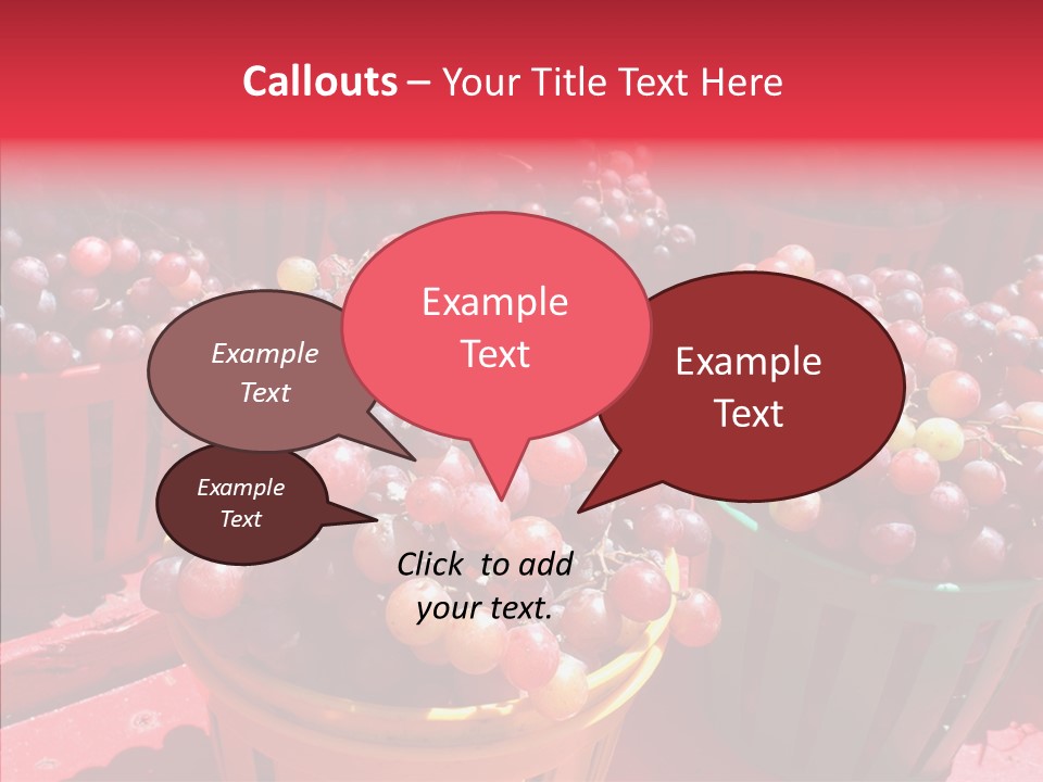 Bushels Many Juicy PowerPoint Template