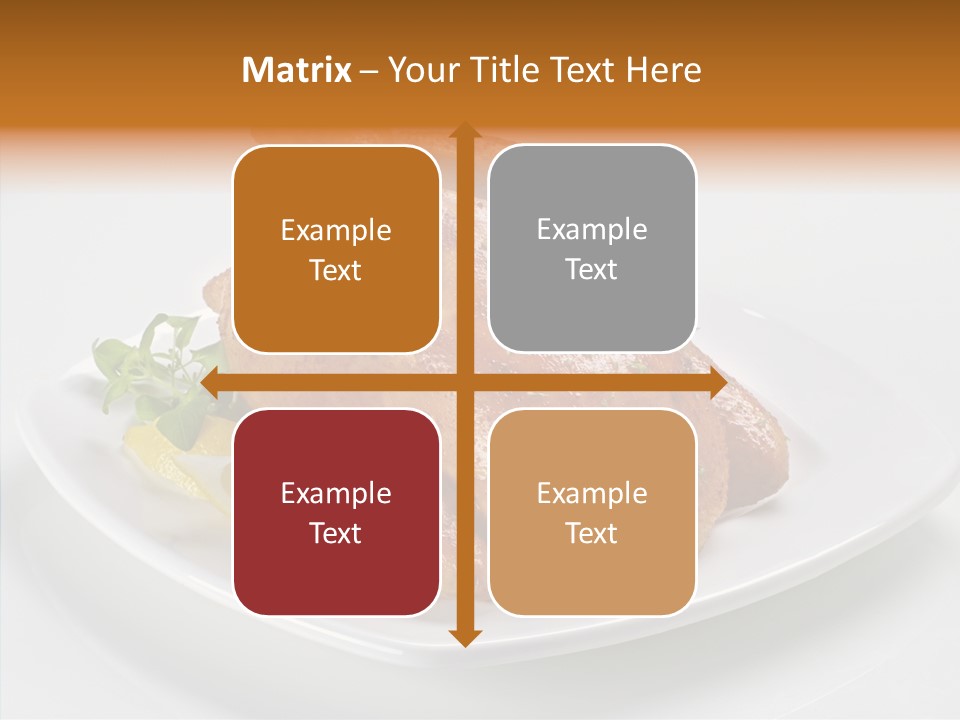 Dish Brown Gastronomy PowerPoint Template
