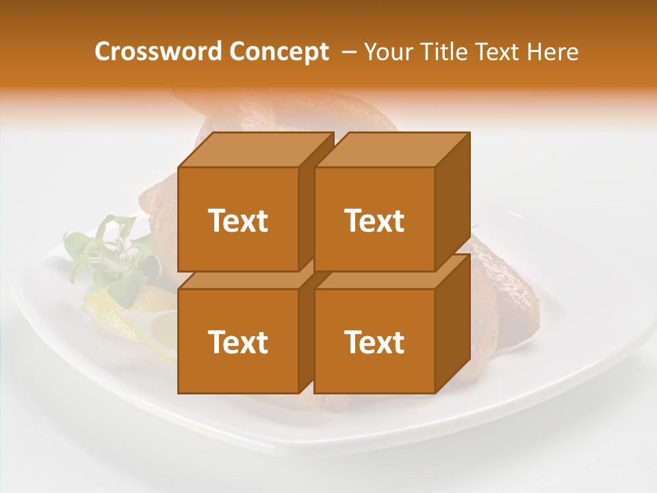 Dish Brown Gastronomy PowerPoint Template