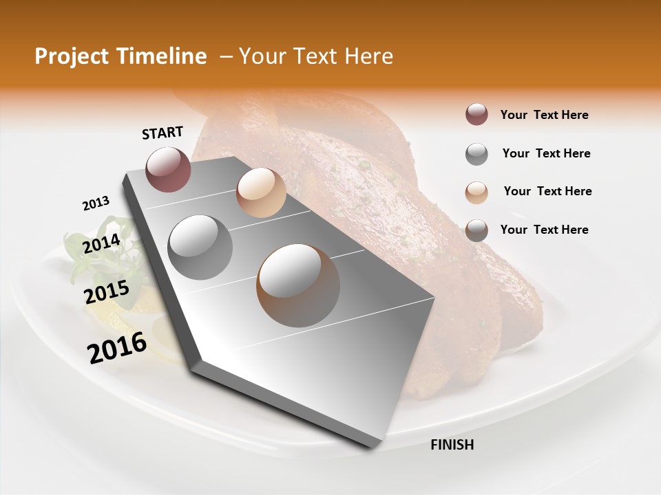 Dish Brown Gastronomy PowerPoint Template