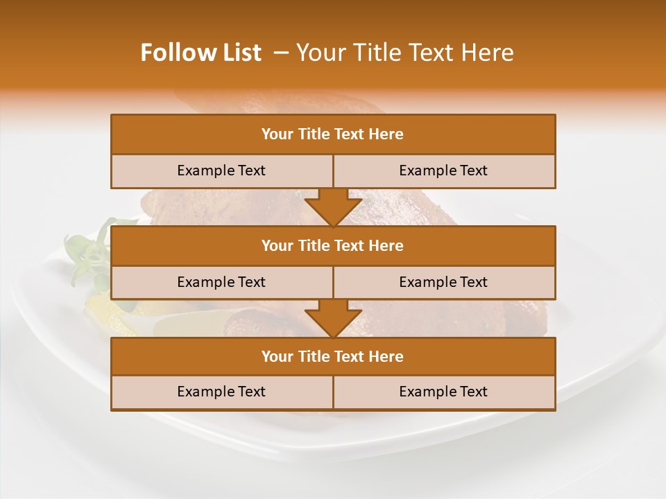 Dish Brown Gastronomy PowerPoint Template