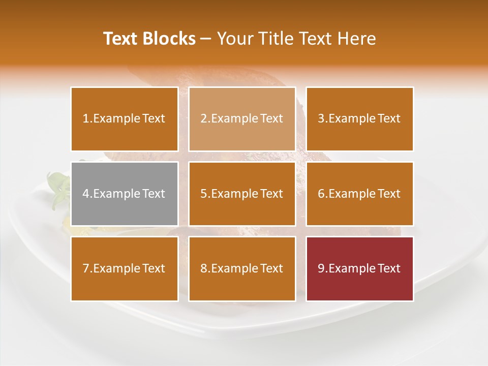 Dish Brown Gastronomy PowerPoint Template