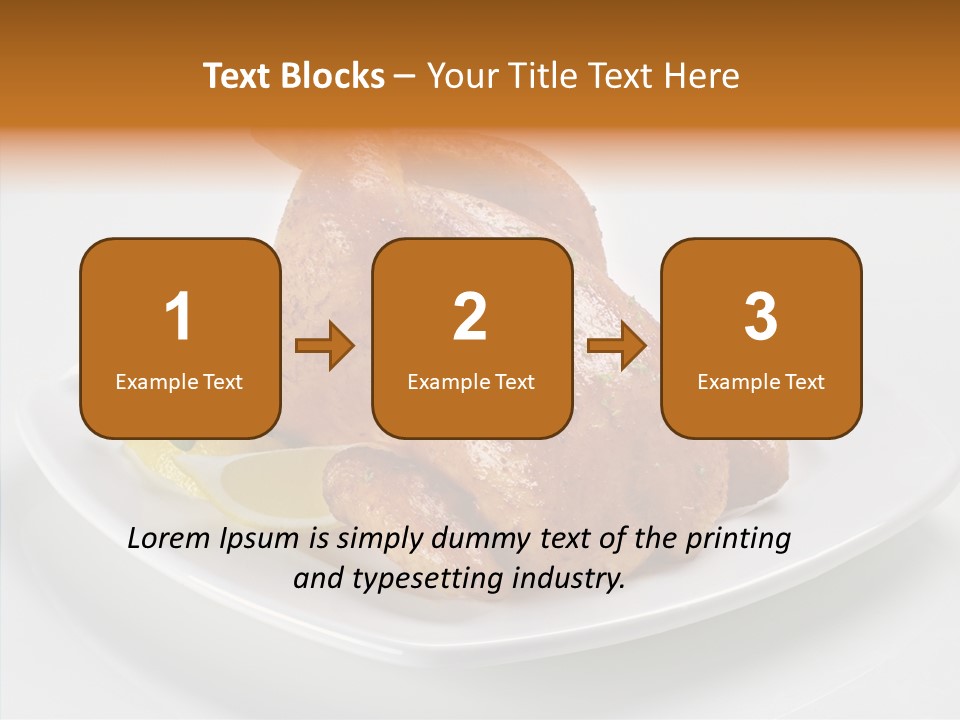 Dish Brown Gastronomy PowerPoint Template