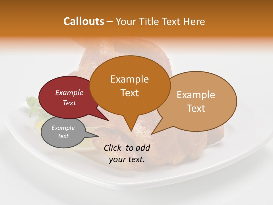 Dish Brown Gastronomy PowerPoint Template