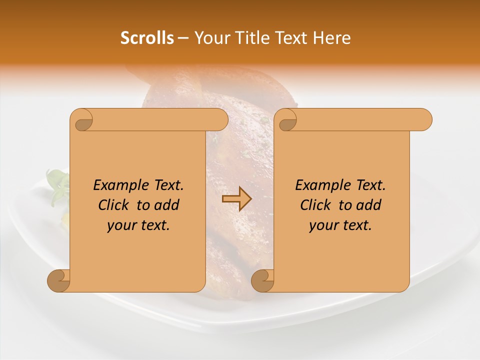 Dish Brown Gastronomy PowerPoint Template
