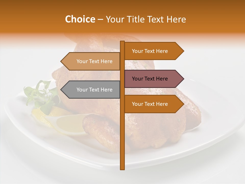 Dish Brown Gastronomy PowerPoint Template