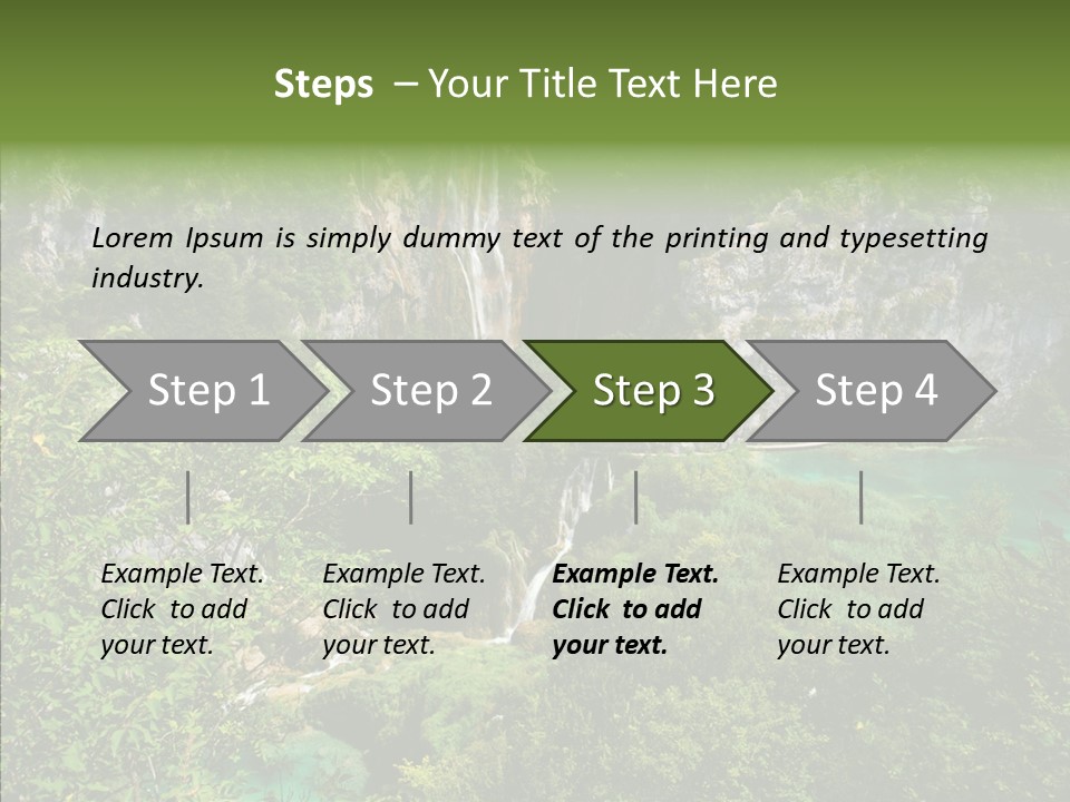 Drop Fresh Trip PowerPoint Template