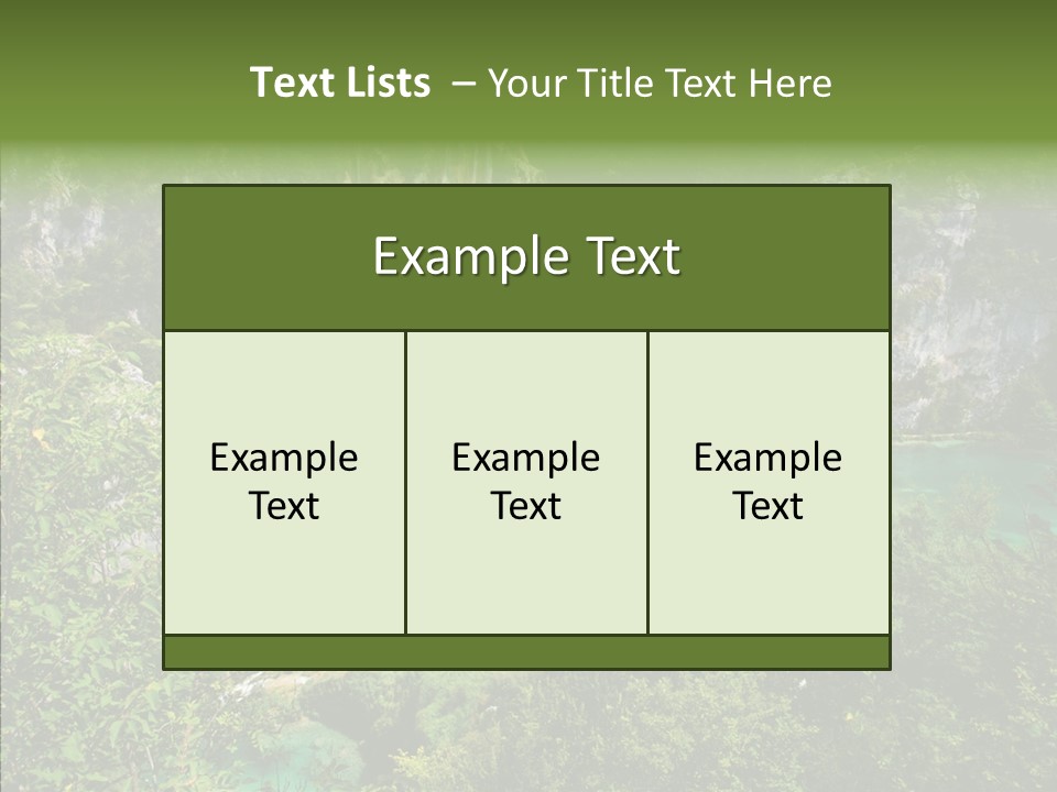 Drop Fresh Trip PowerPoint Template