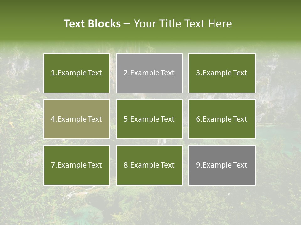 Drop Fresh Trip PowerPoint Template