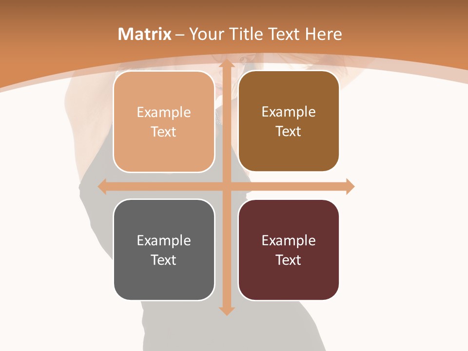 Expression Female Seductive PowerPoint Template