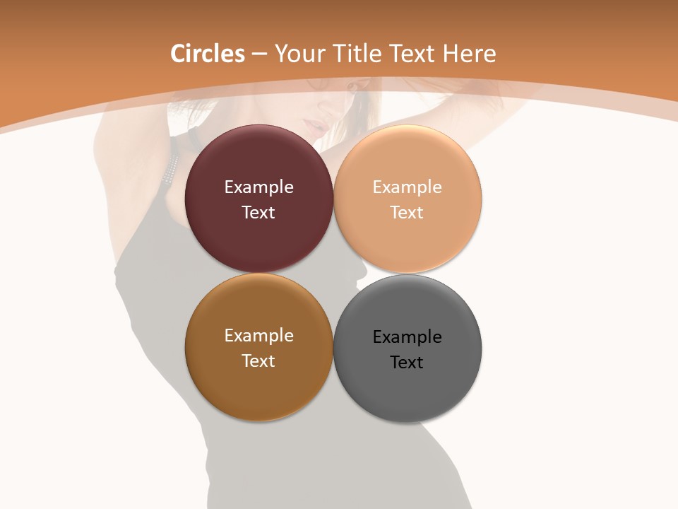 Expression Female Seductive PowerPoint Template