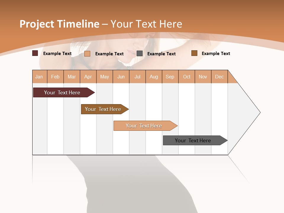 Expression Female Seductive PowerPoint Template