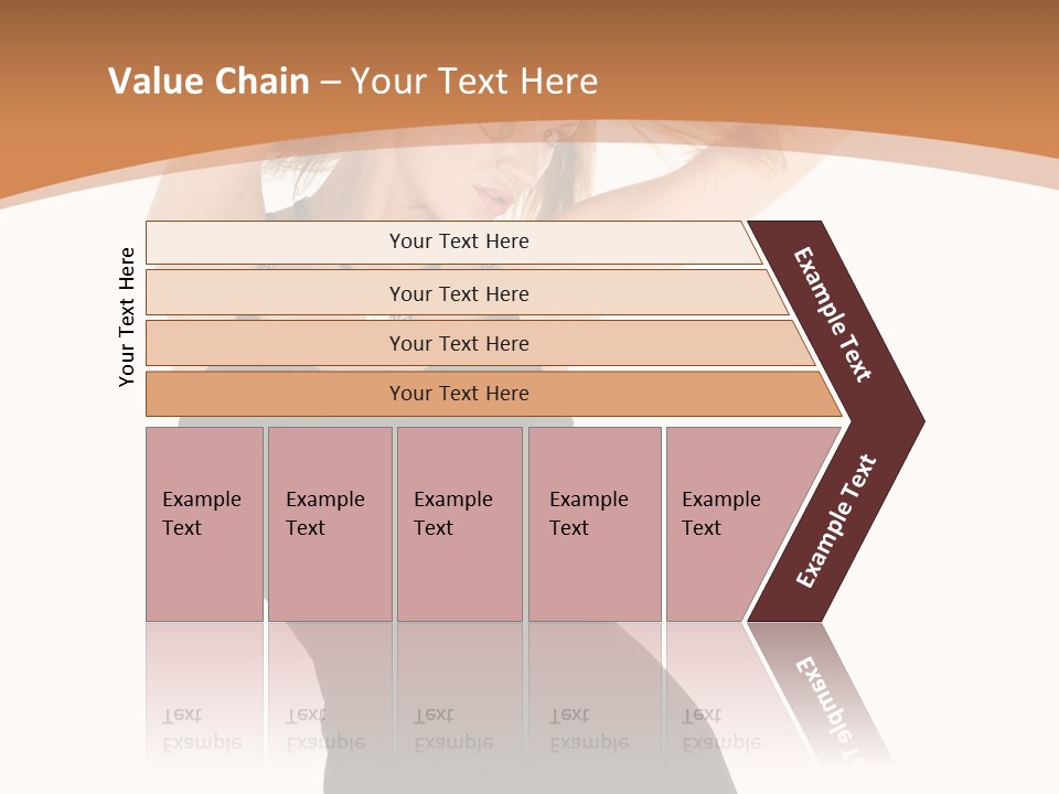 Expression Female Seductive PowerPoint Template