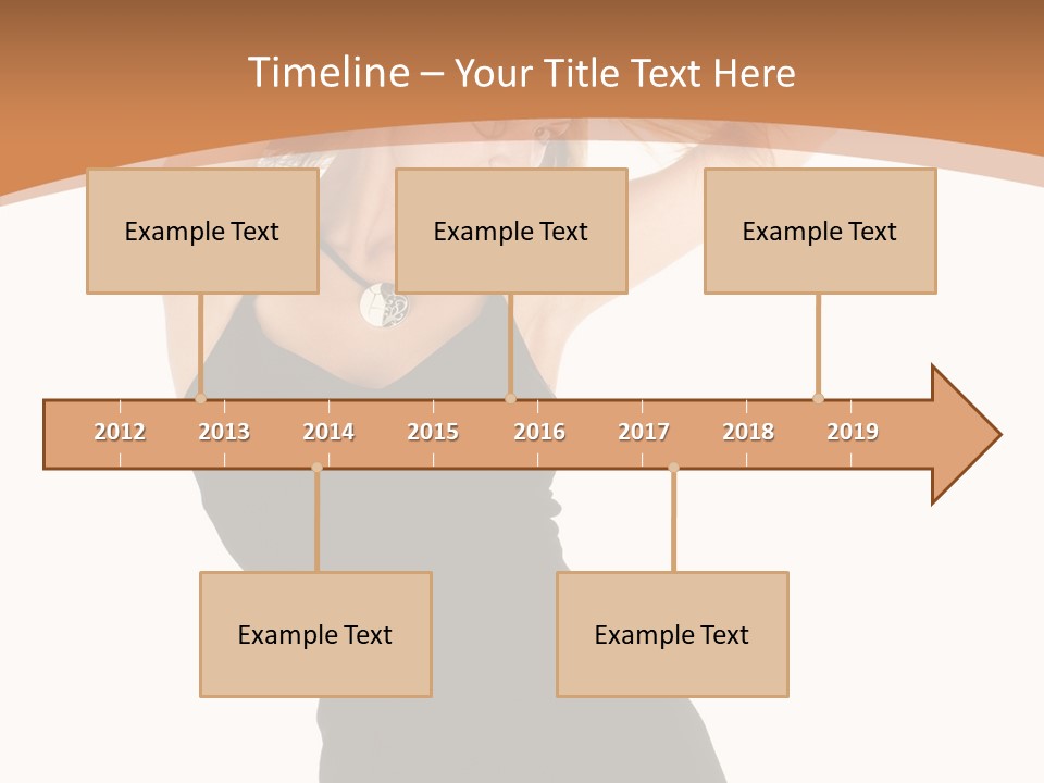 Expression Female Seductive PowerPoint Template