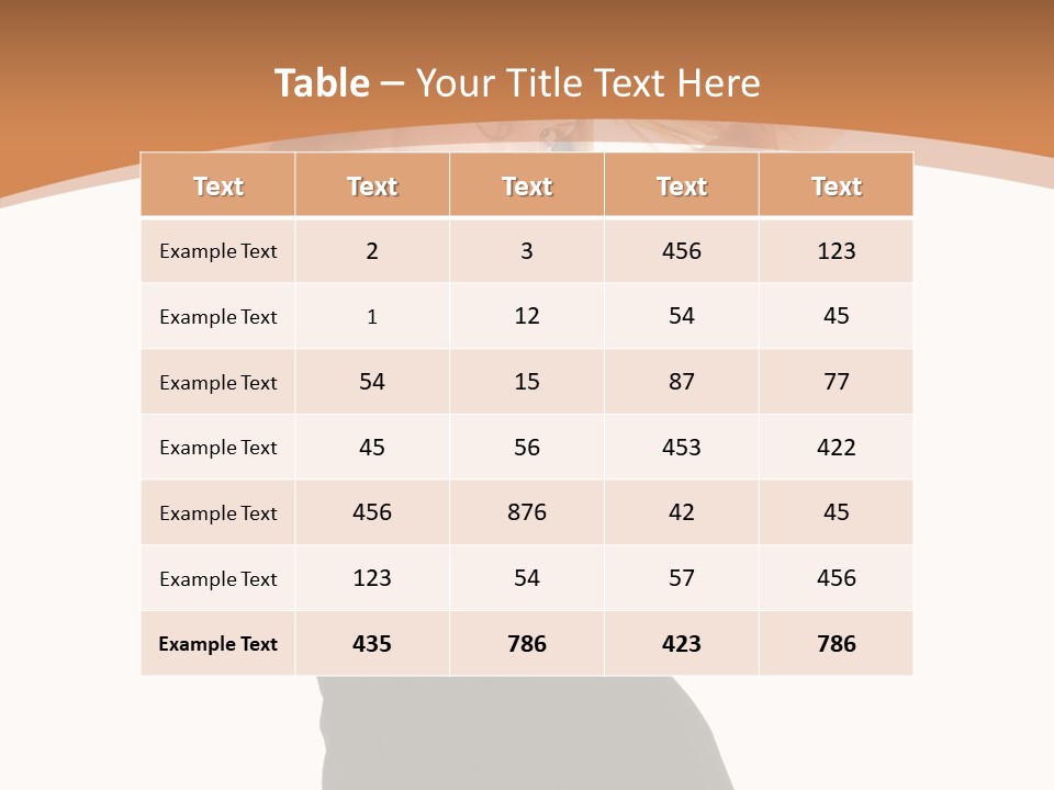 Expression Female Seductive PowerPoint Template