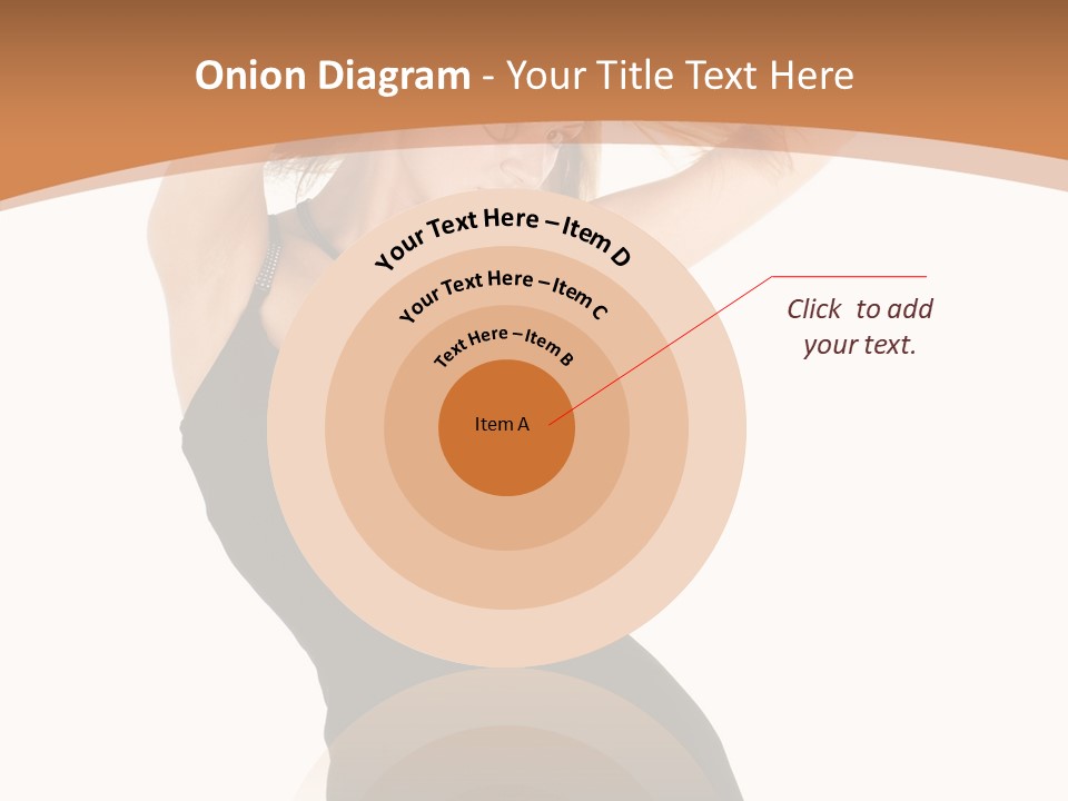 Expression Female Seductive PowerPoint Template