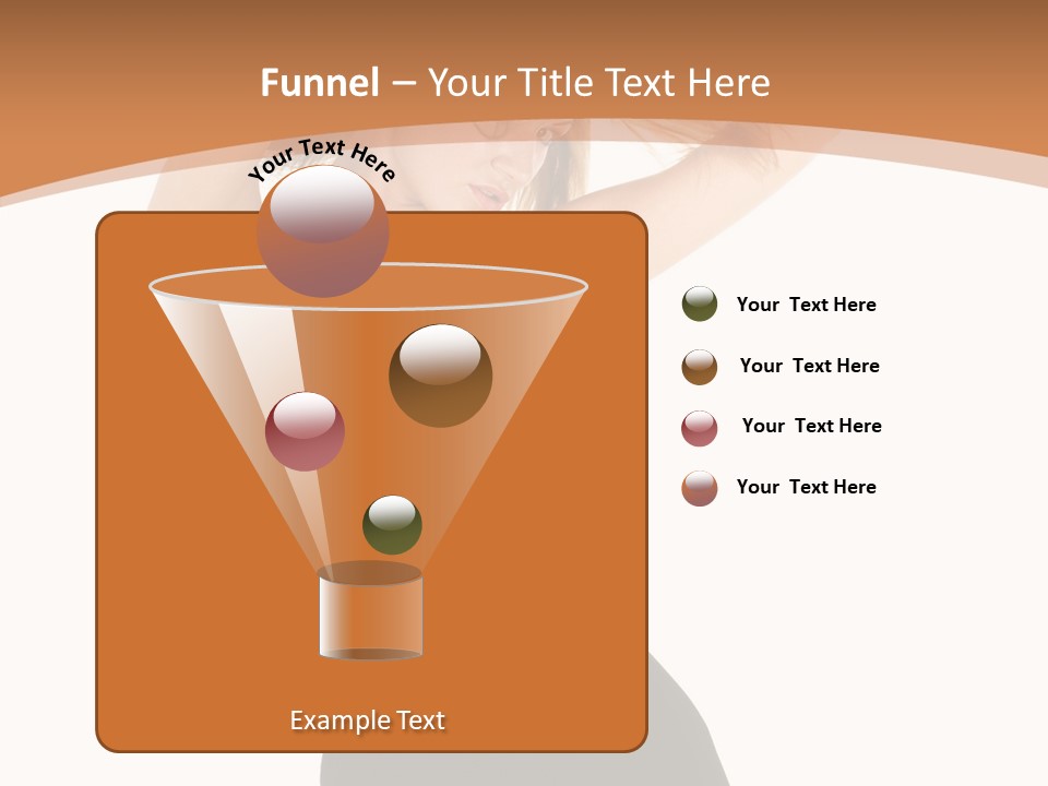 Expression Female Seductive PowerPoint Template