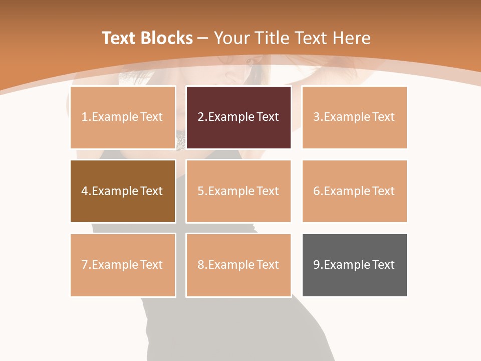 Expression Female Seductive PowerPoint Template