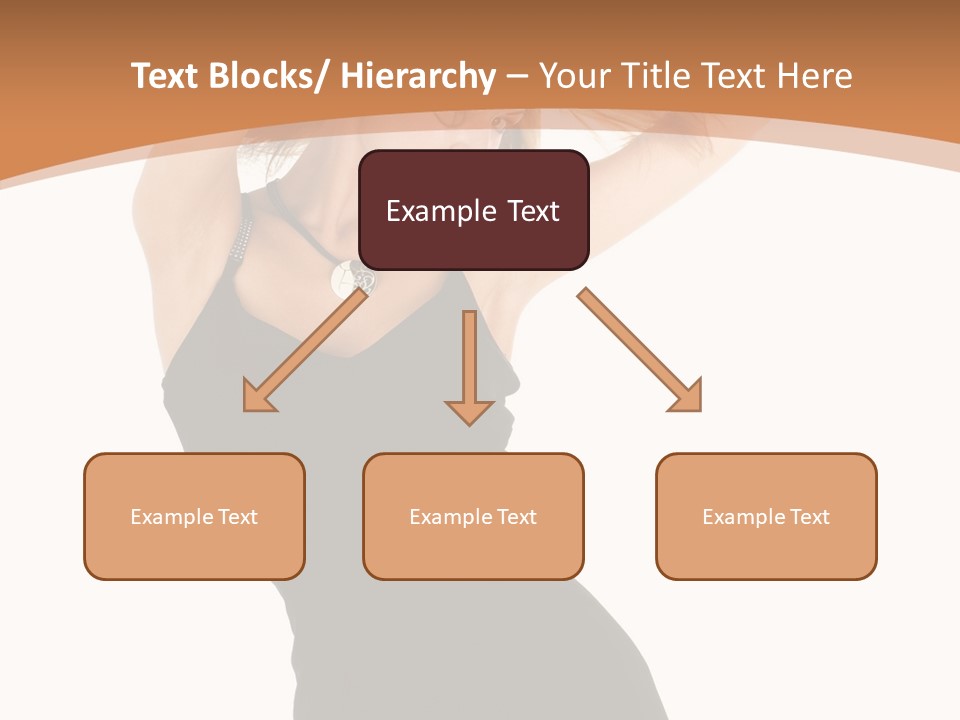 Expression Female Seductive PowerPoint Template