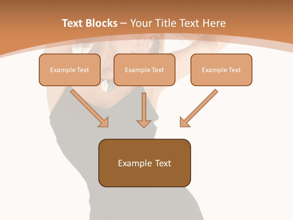 Expression Female Seductive PowerPoint Template