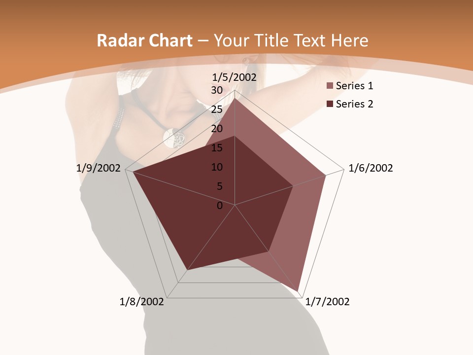 Expression Female Seductive PowerPoint Template