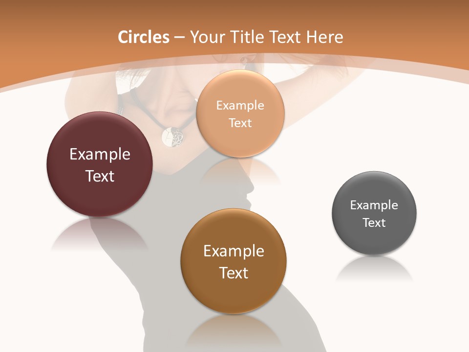 Expression Female Seductive PowerPoint Template